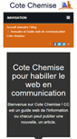 Mobile Screenshot of cote-chemise.com